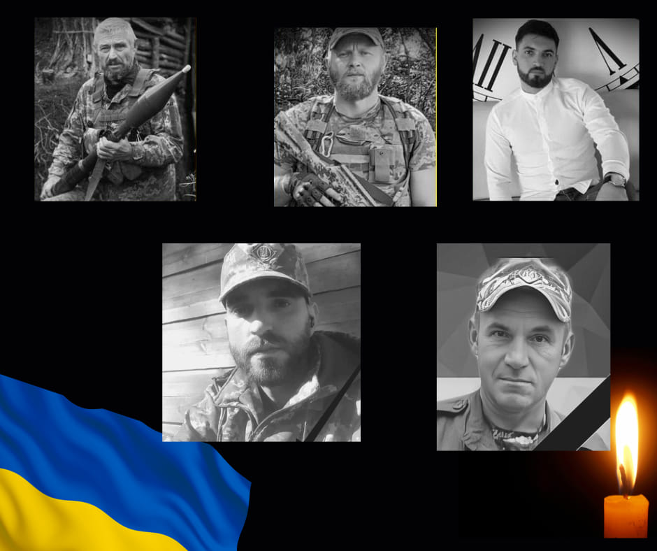 Прикарпаття втратило на війні ще п'ятьох захисників