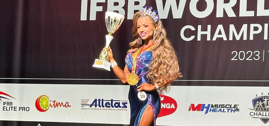 Коломиянка стала чемпіонкою світу з бодібілдингу