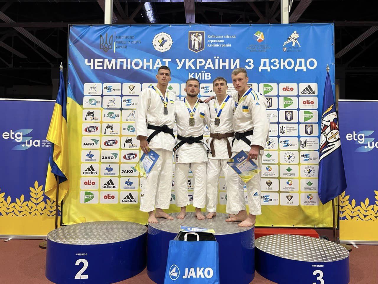 Прикарпатські дзюдоїсти стали призерами чемпіонату України