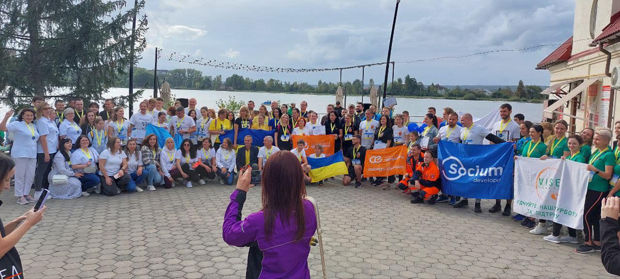 У Франківську пройшла благодійна естафета