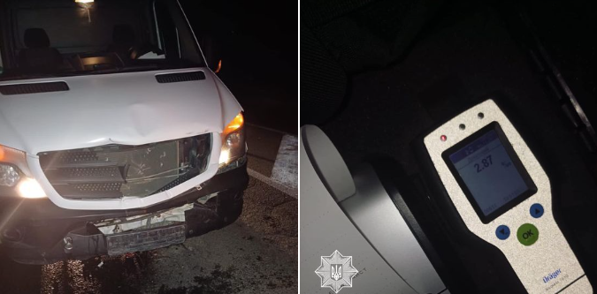 П'яний водій спричинив ДТП з трьома авто та отримав два адмінматеріали
