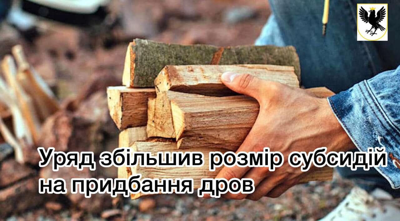Кабмін підвищив субсидії на придбання дров для населення