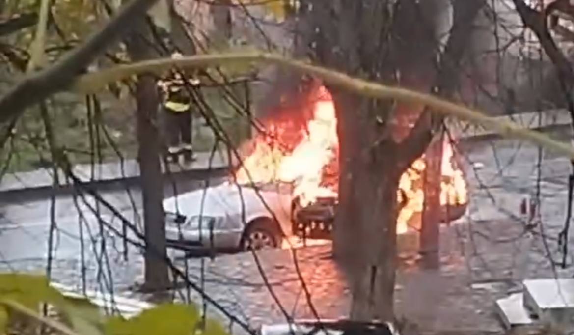 У Коломиї горів автомобіль