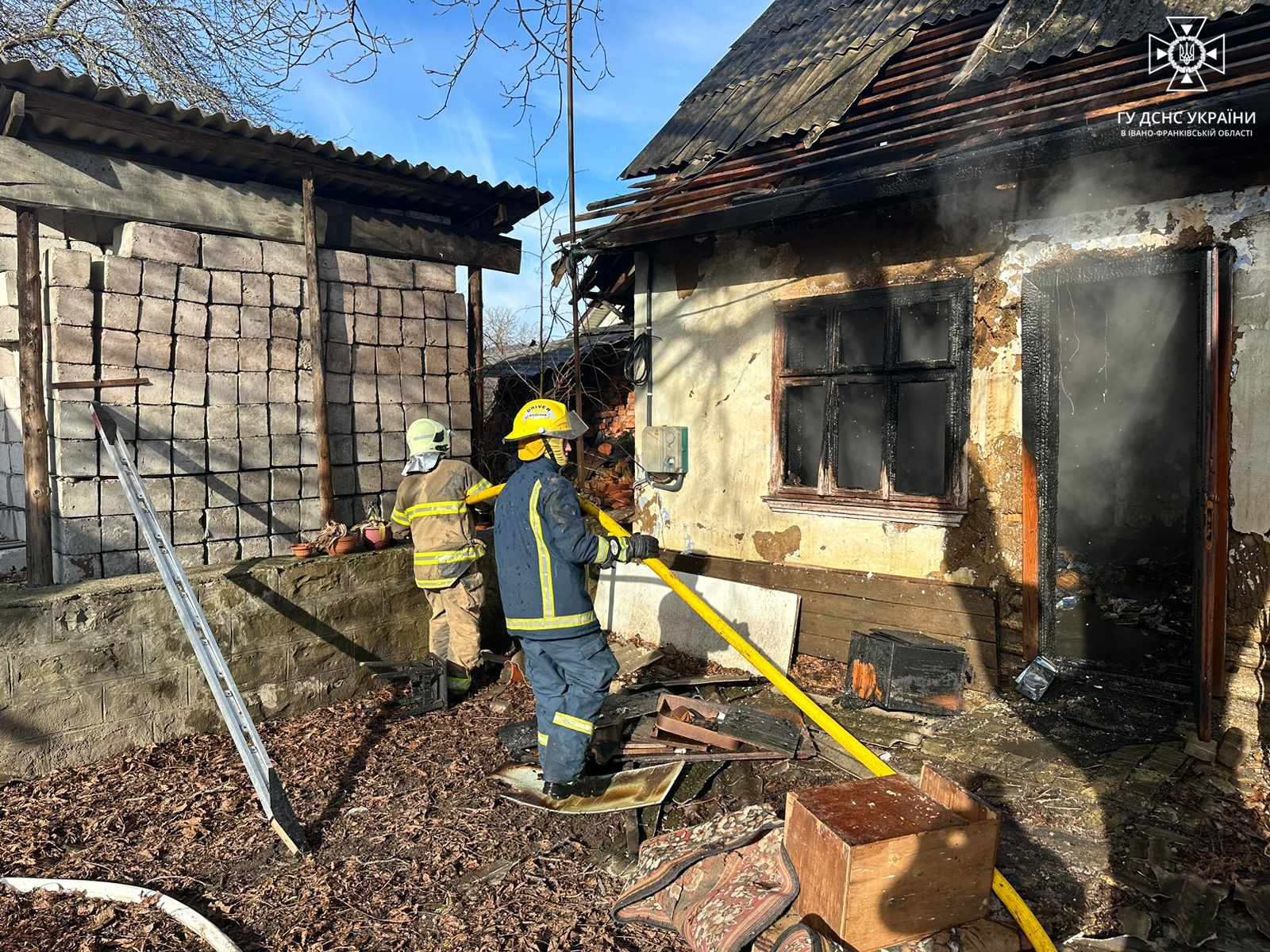У Надвірній на пожежі загинув чоловік