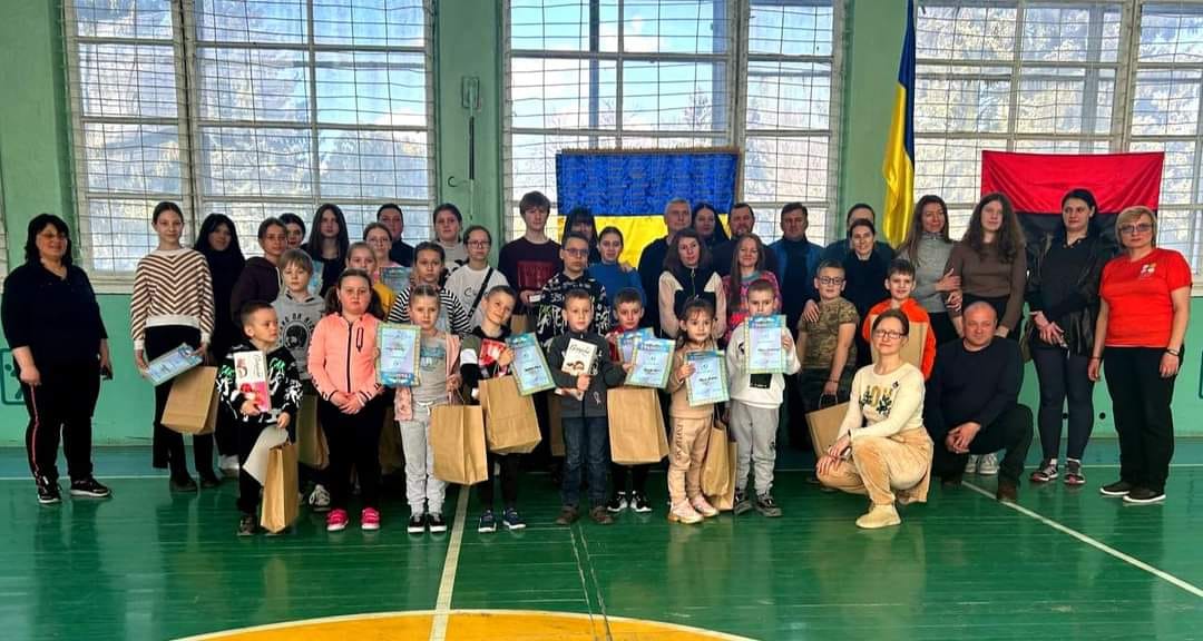 У Бурштині для дітей полеглих та зниклих безвісти Захисників провели спортивний захід