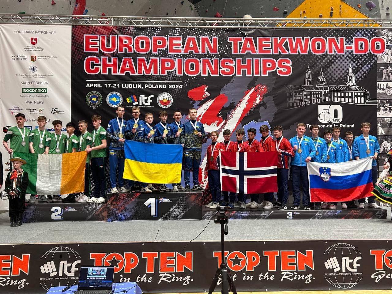 Іванофранківці здобули шість медалей на чемпіонаті Європи з таеквон-до