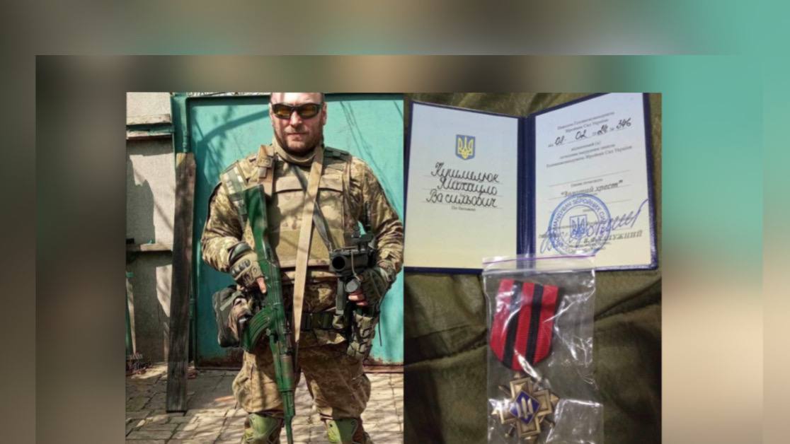 Михайла Кушмелюка з Печеніжинської громади відзначили "Золотим хрестом"