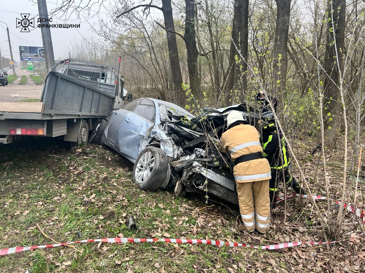 Рятувальники ліквідували наслідки смертельної ДТП в  Ямницькій ТГ