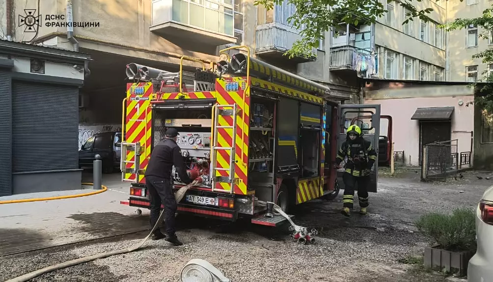 Пожежа в магазині взуття в Івано-Франківську