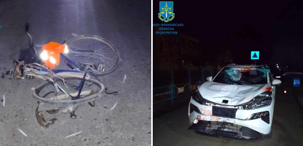 На Прикарпатті судитимуть винуватця ДТП, який залишив загиблого велосипедиста на дорозі