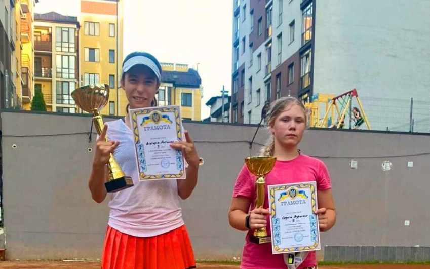 12-річна Вікторія Антонюк здобула перемогу на тенісному турнірі "Літній Кубок Стрия"