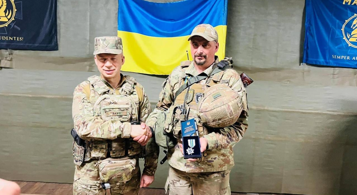 Прикарпатський військовослужбовець отримав «Срібний Хрест»