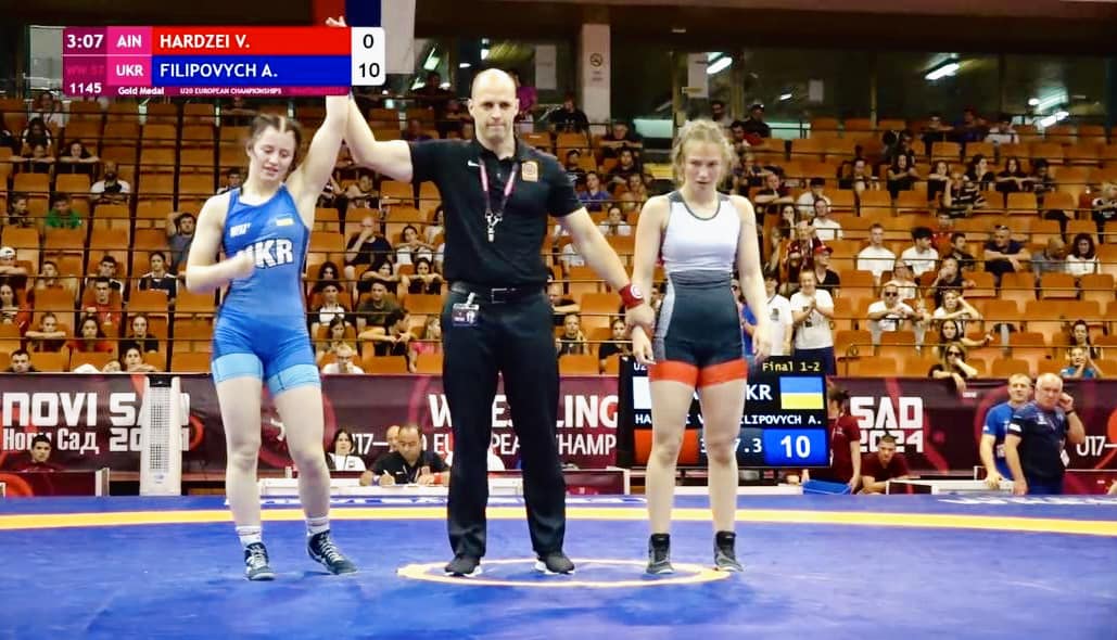 Калуська борчиня здобула чемпіонський титул на Європейському чемпіонаті U20