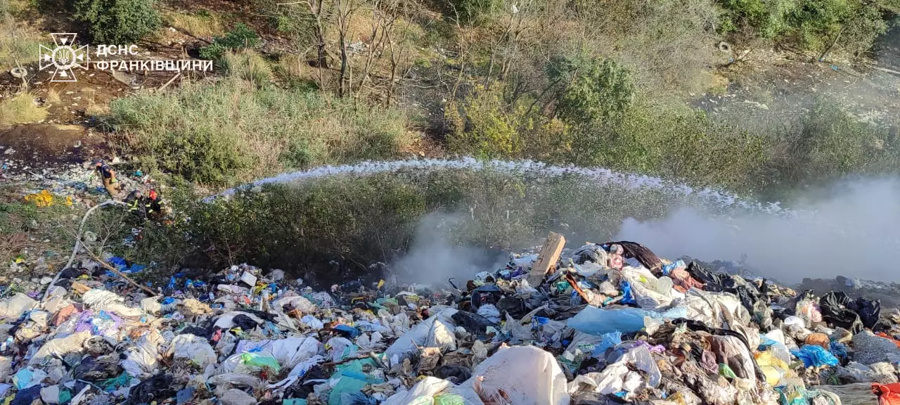 На полігоні твердих побутових відходів у Ямницькій ТГ сталася пожежа