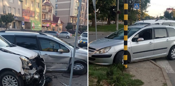 На Калущині сталися дві ДТП: одна на околиці міста, інша — в центрі