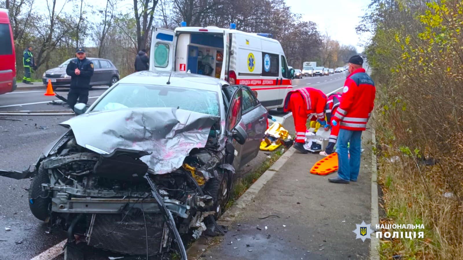 На Івано-Франківщині в ДТП постраждали шестеро людей, серед них дитина