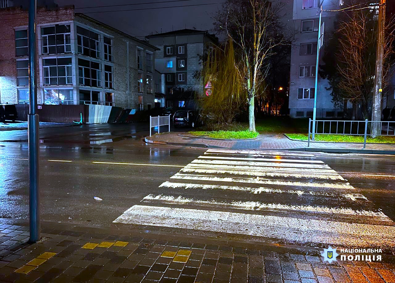 В Івано-Франківську автомобіль збив пішохода