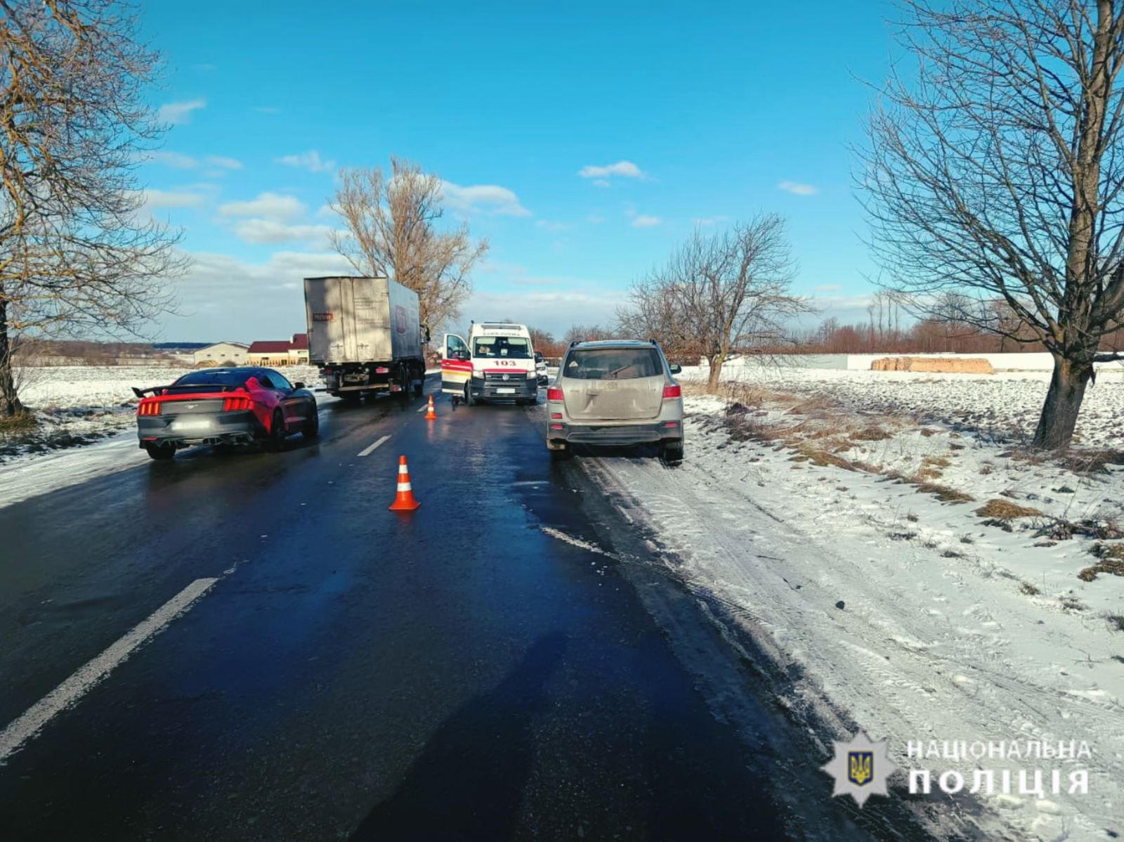 На Прикарпатті за вихідні зафіксовано чотири ДТП: є загиблі та травмовані
