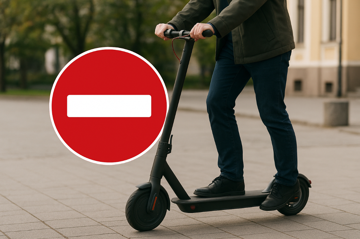 Івано-Франківськ заборонив електросамокати у центрі міста